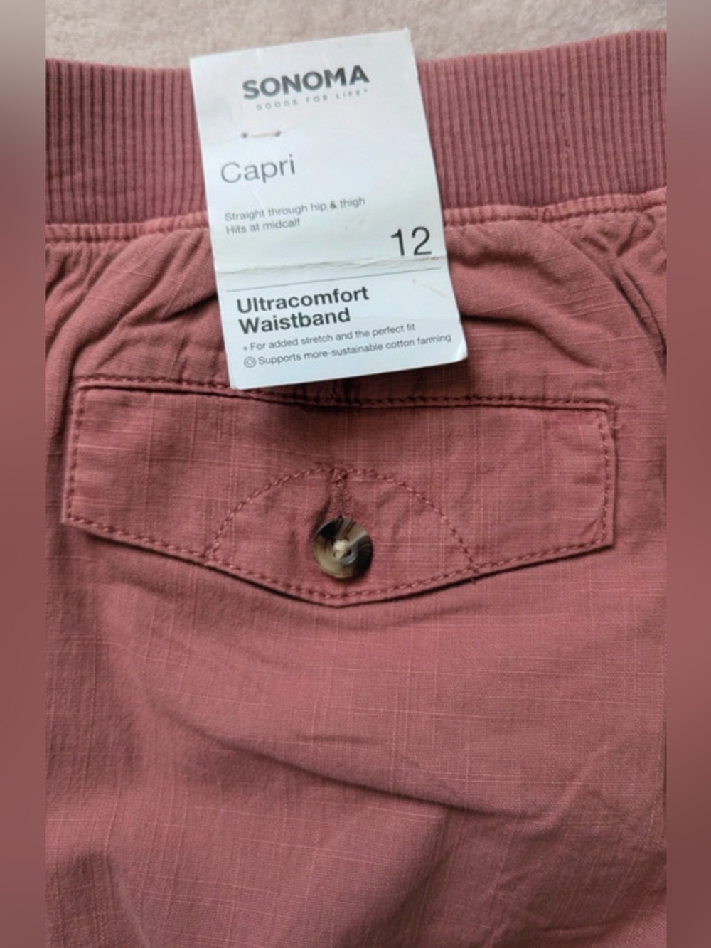 Sonoma Capris - size 12 NWT - Picture 7 of 7